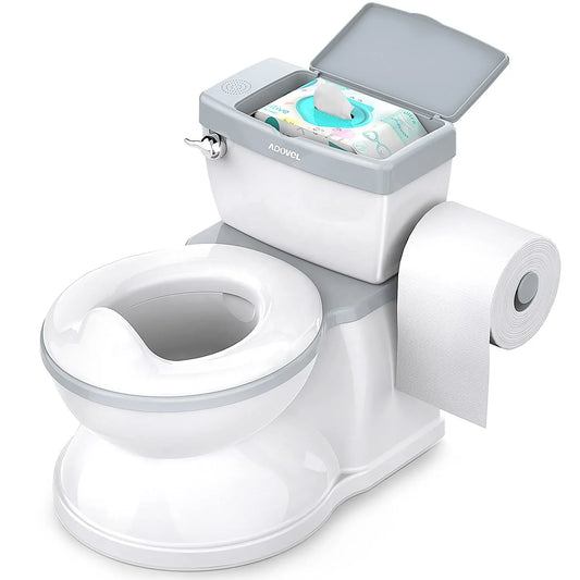 Portable Children's Toilet Trainer – Movable Plastic Potty Seat for Kids Aged 1–6, Ergonomic Design, Easy to Clean