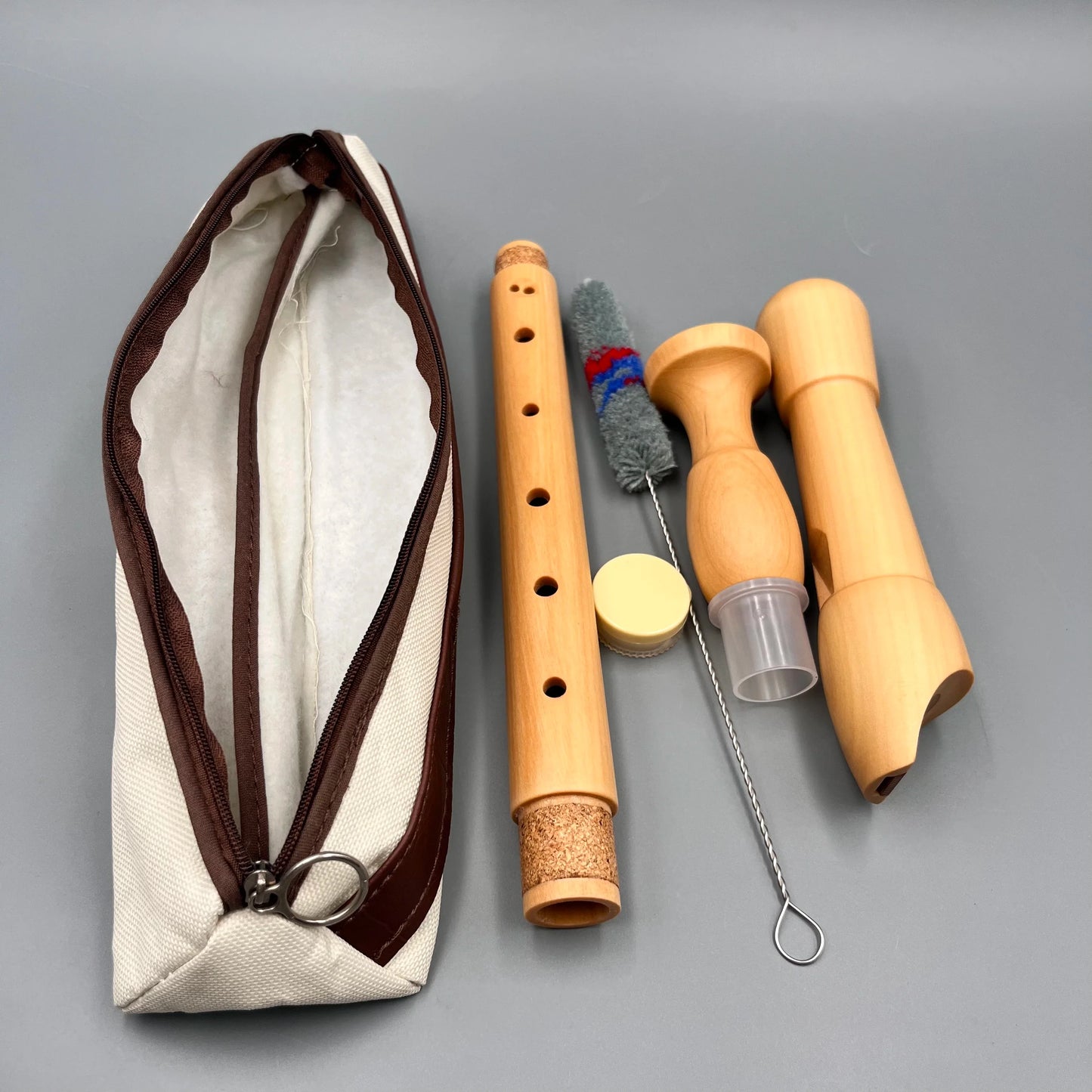 Professional Alto Recorder 8-Hole German/British Style Removable Woodwind Instrument for Beginners & Performers