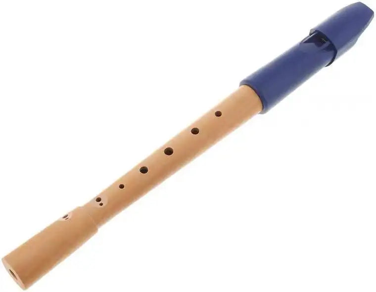 Soprano Eight-Hole Recorder Semi-Wood German & British Style with Cleaning Rod for Beginners and Teaching Use