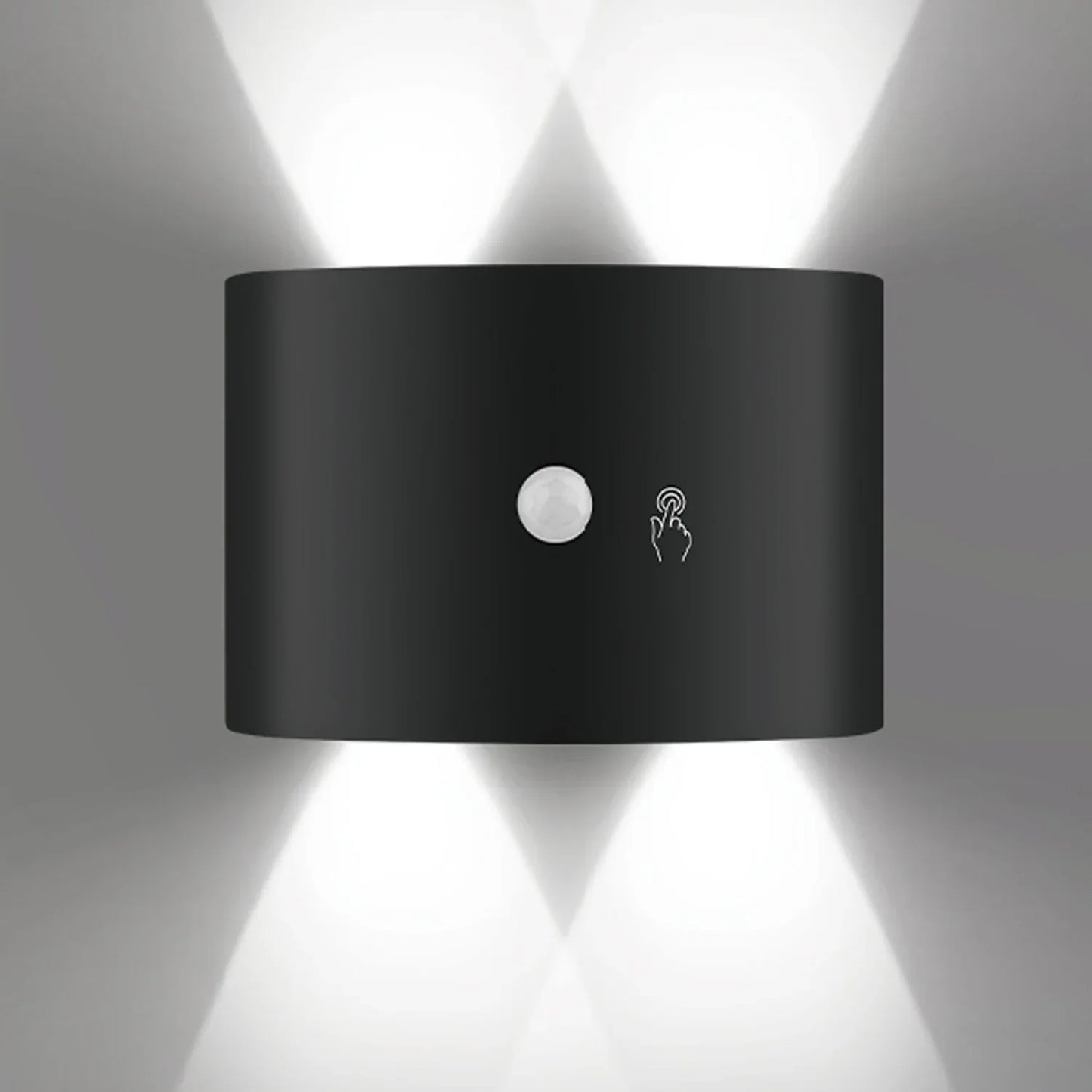 Rechargeable Motion Sensor Wall Lamp – LED Touch Control Light for Bedroom, Living Room & Corridor
