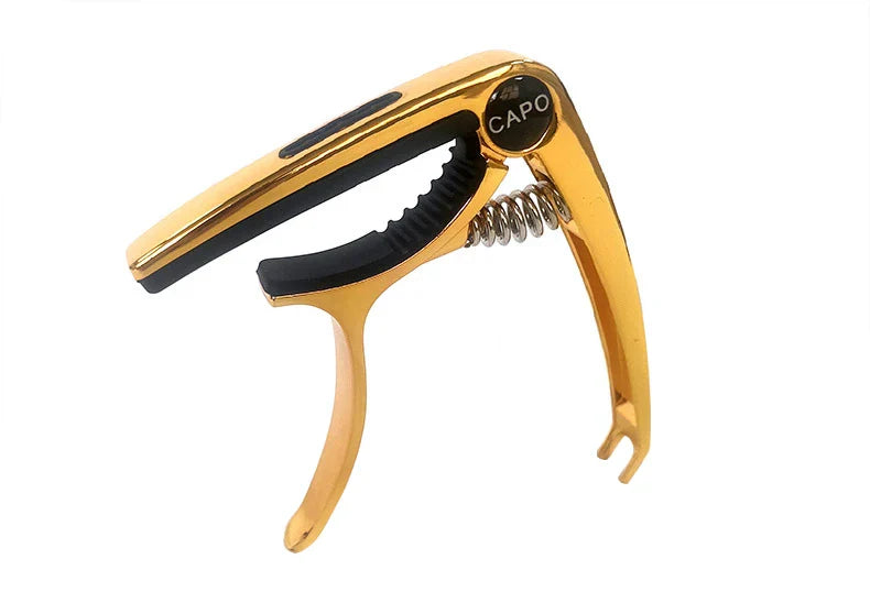 Zinc Alloy Guitar Capo with Pick Holder – Adjustable Clamp for Acoustic & Electric Guitars in Multiple Colors
