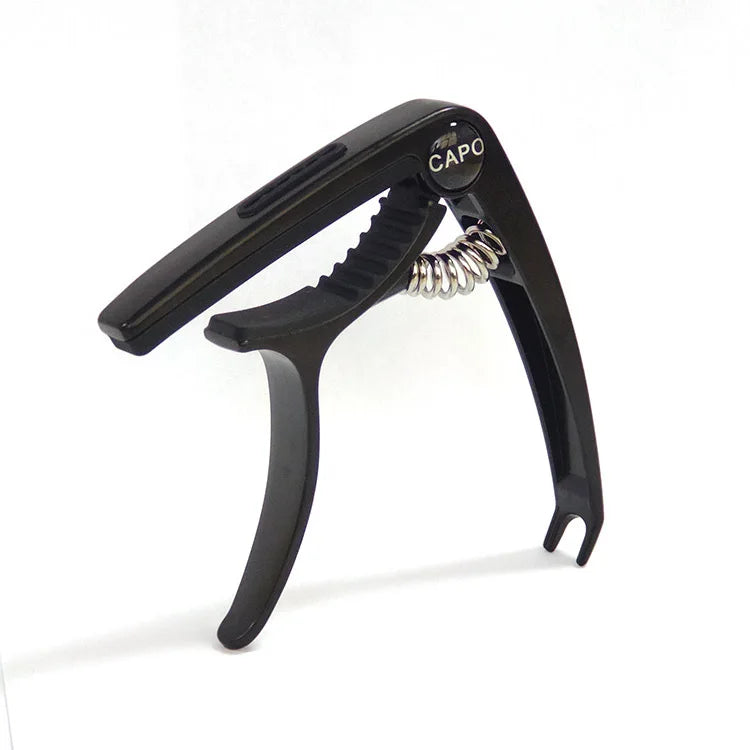 Zinc Alloy Guitar Capo with Pick Holder – Adjustable Clamp for Acoustic & Electric Guitars in Multiple Colors