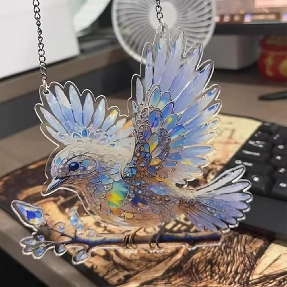 Home Decor Bird Hanging Indoor Outdoor Display
