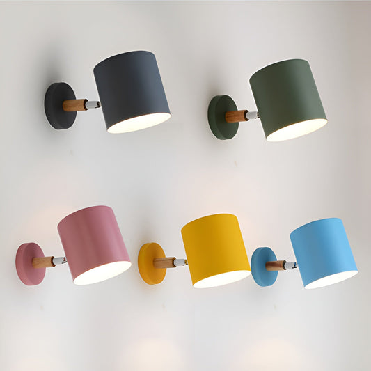 Adjustable Wall Lamp with Scandinavian Pastel Design