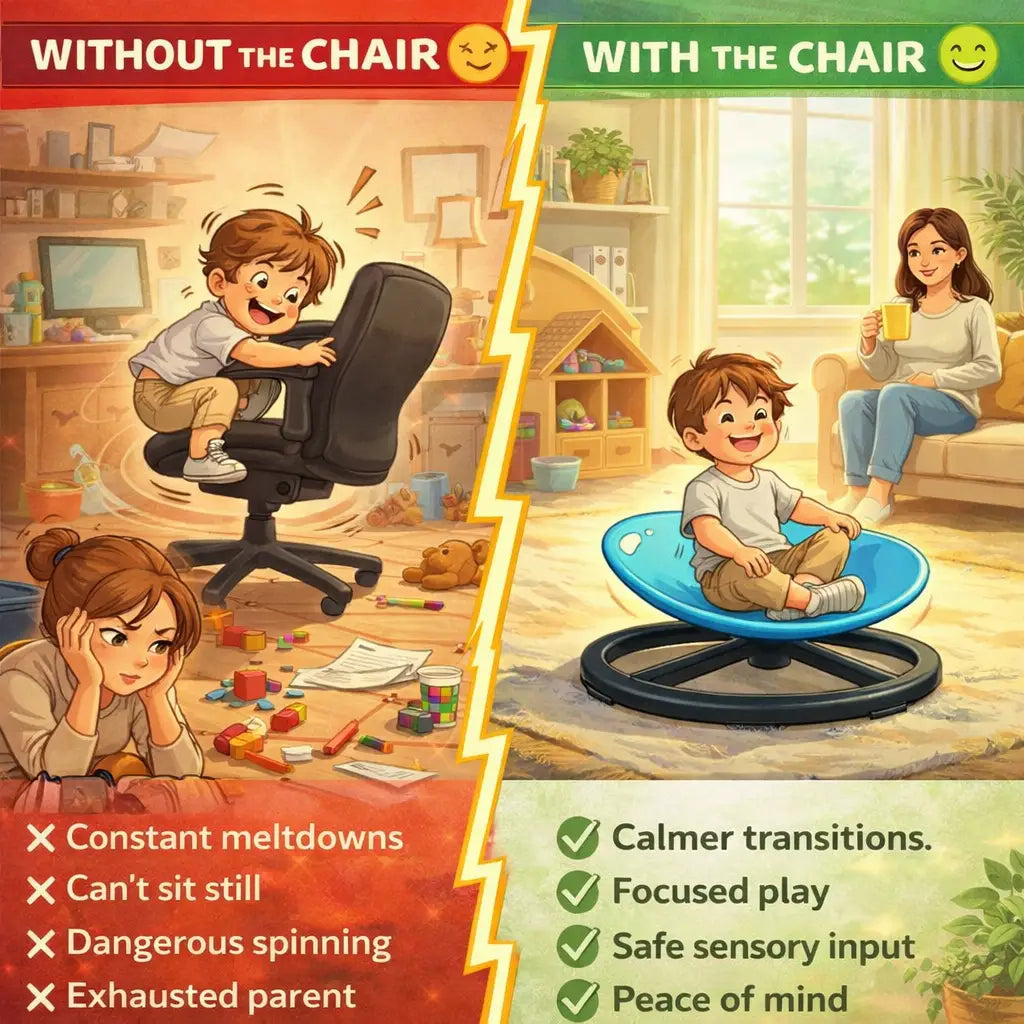 Sensory Spinning Chair for Kids