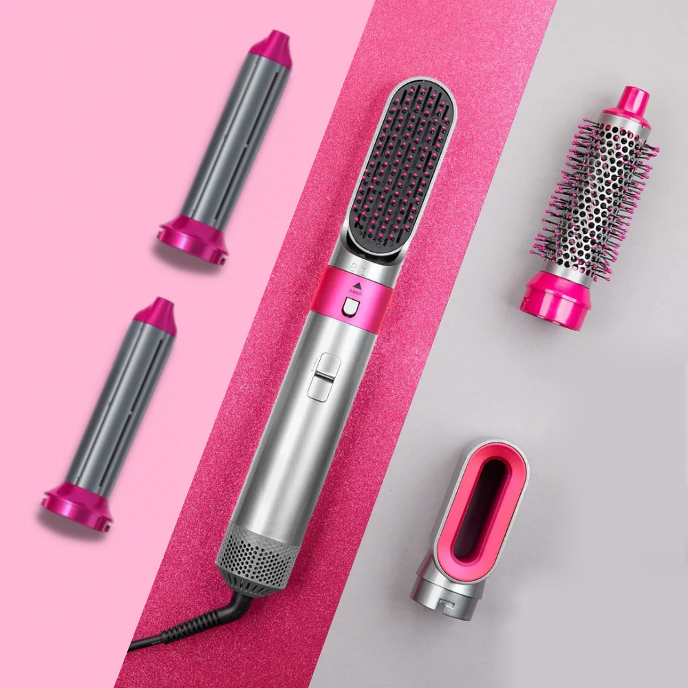 Avichic 5-in-1 Hair Styler - Salon Styles At Home, Protected Heat