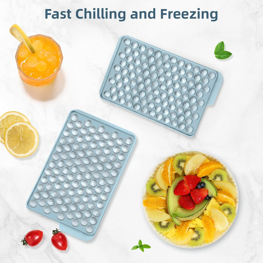 Ice Cube Tray Mini Pebble Silicone Freezer Molder