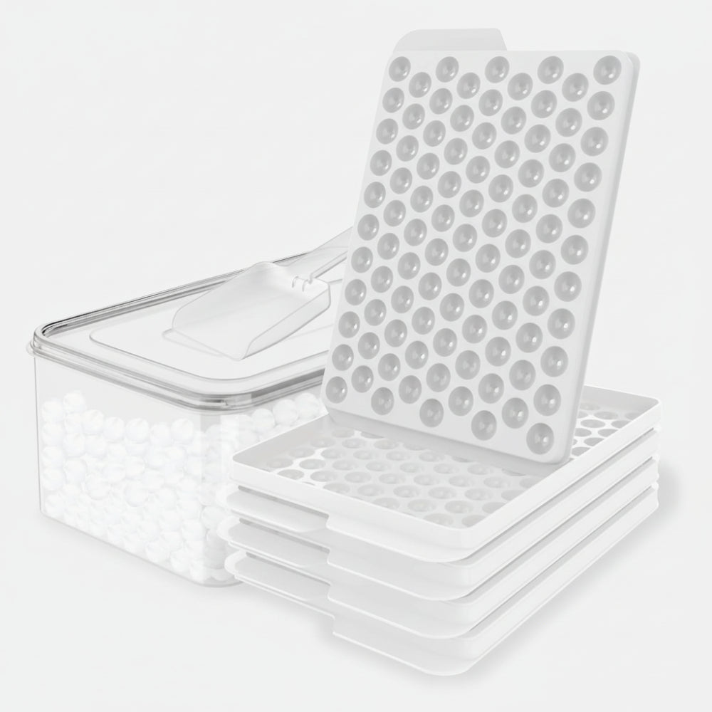 Ice Cube Tray Mini Pebble Silicone Freezer Molder
