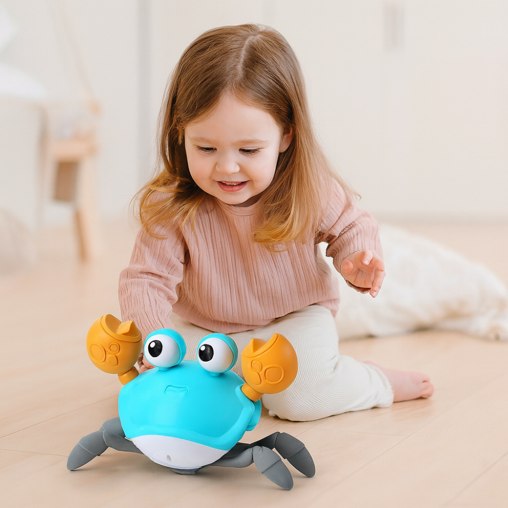 Crawling Crab Baby Toy Interactive Musical Light Up