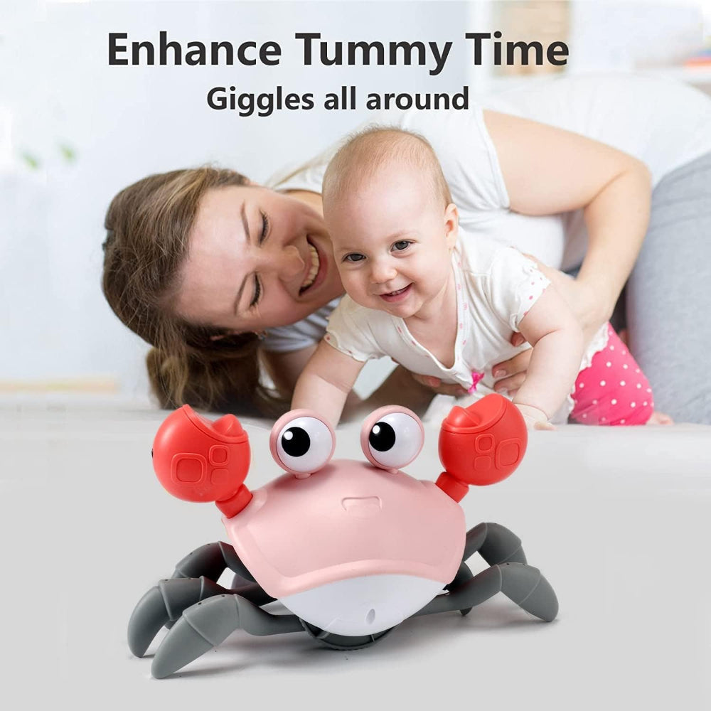 Crawling Crab Baby Toy Interactive Musical Light Up