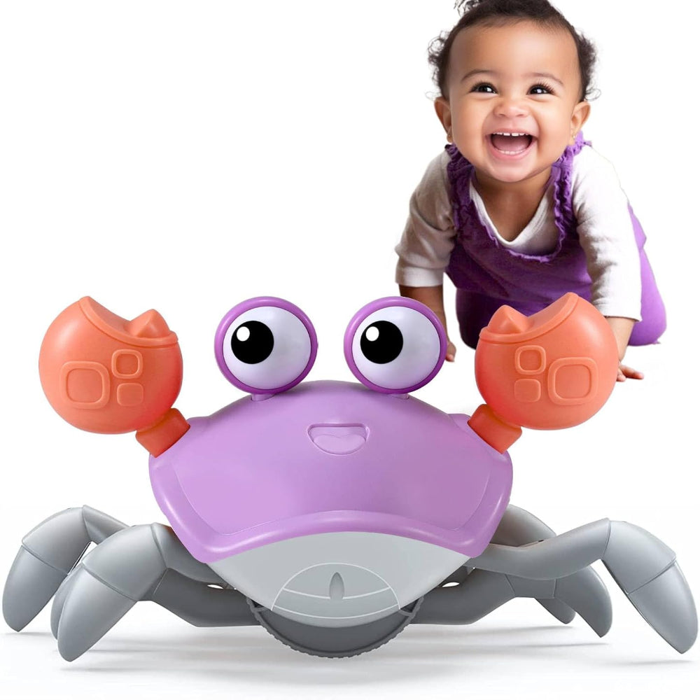 Crawling Crab Baby Toy Interactive Musical Light Up