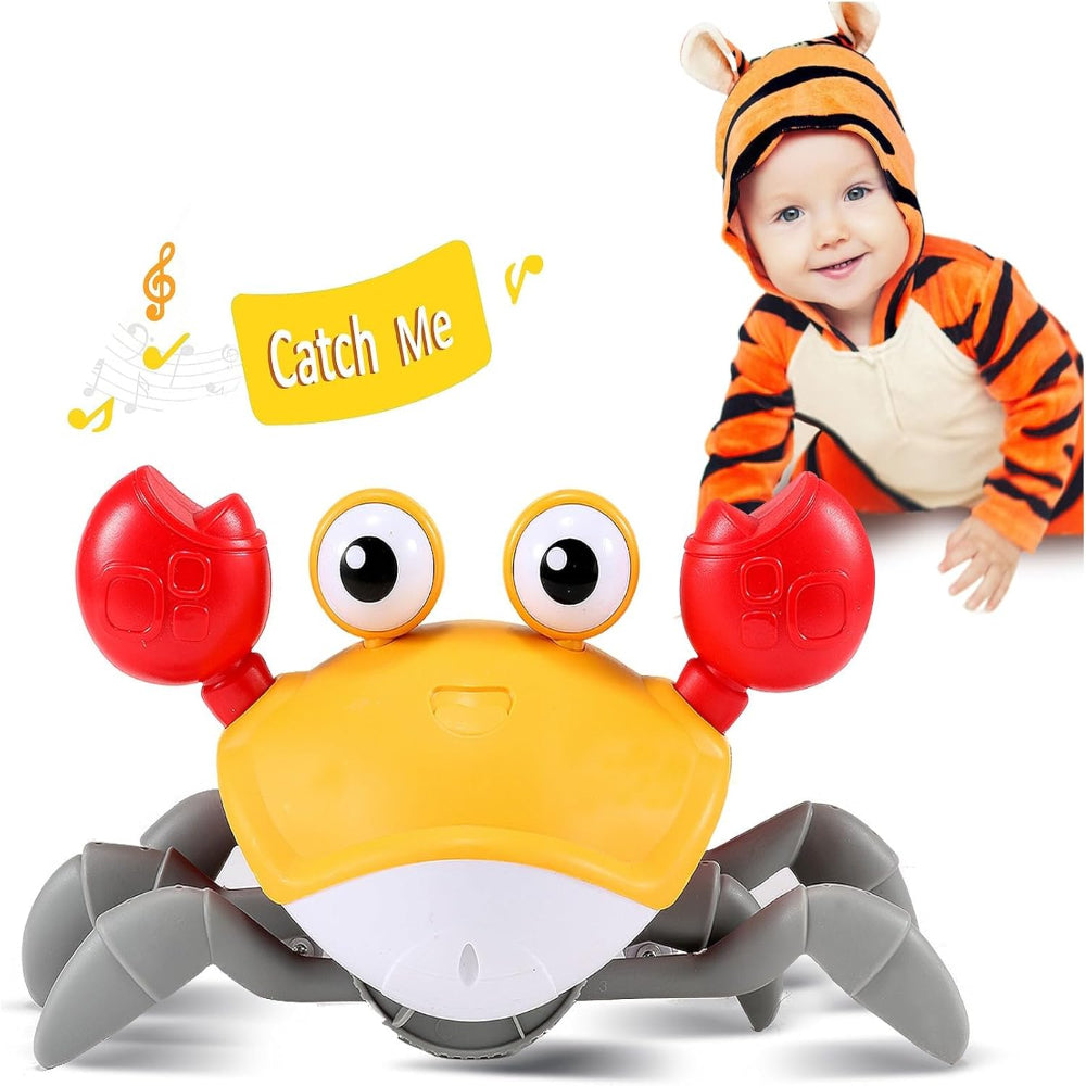 Crawling Crab Baby Toy Interactive Musical Light Up