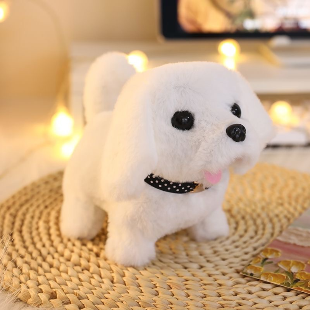 Interactive Plush Dog Toy Walking Barking Electronic Puppy
