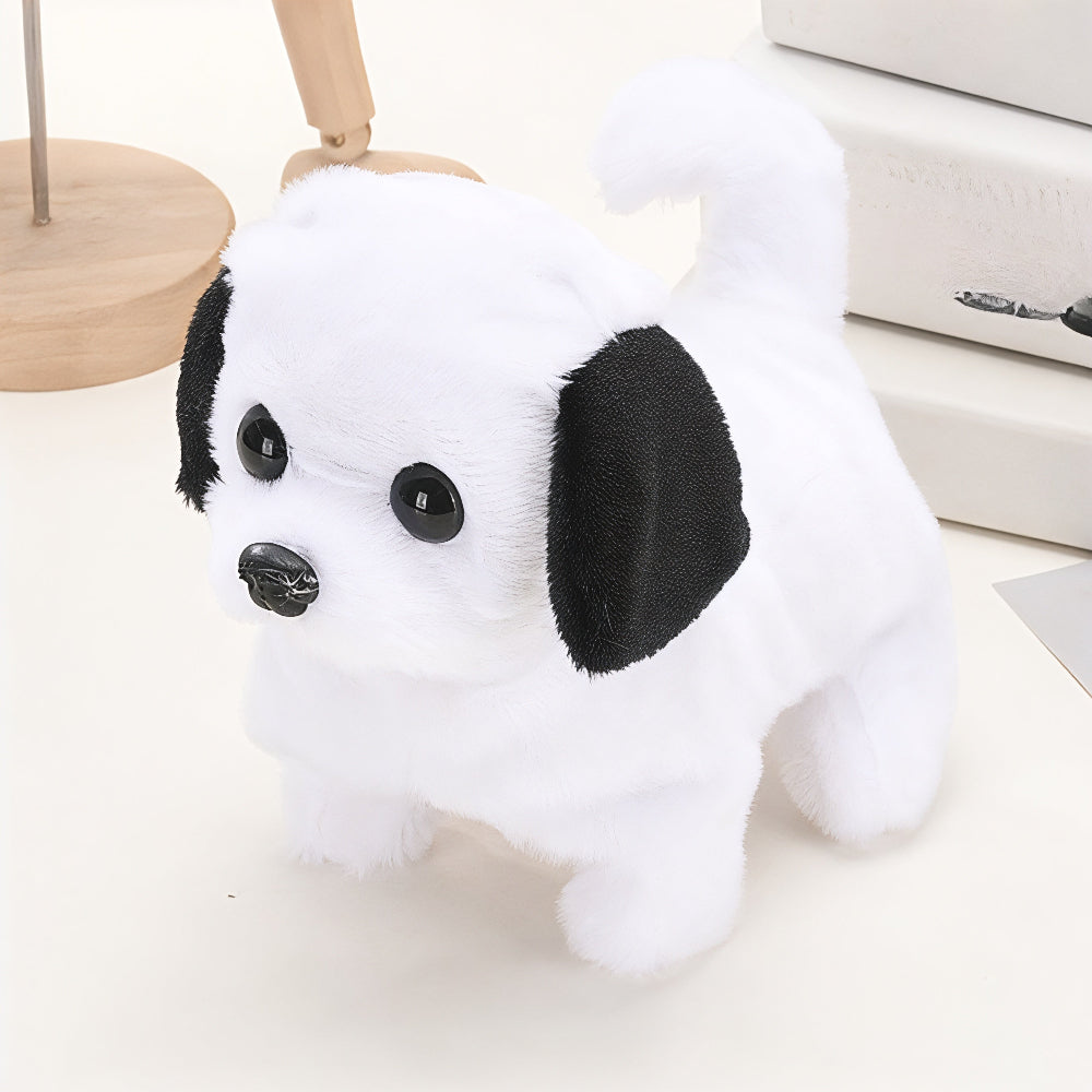 Interactive Plush Puppy Toy Walking Barking Electric Dog Gift