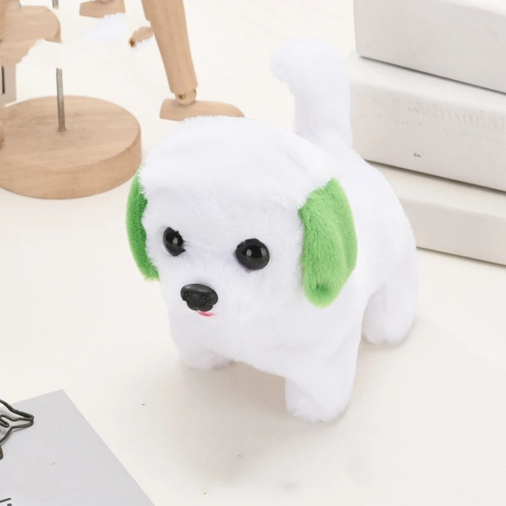 Interactive Plush Puppy Toy Walking Barking Electric Dog Gift