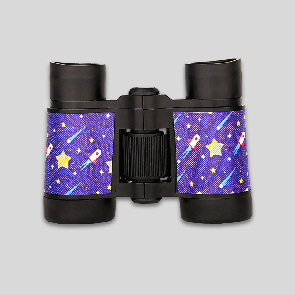 Kids Binoculars Compact Outdoor Adventure Toy Lightweight Rubber Grip