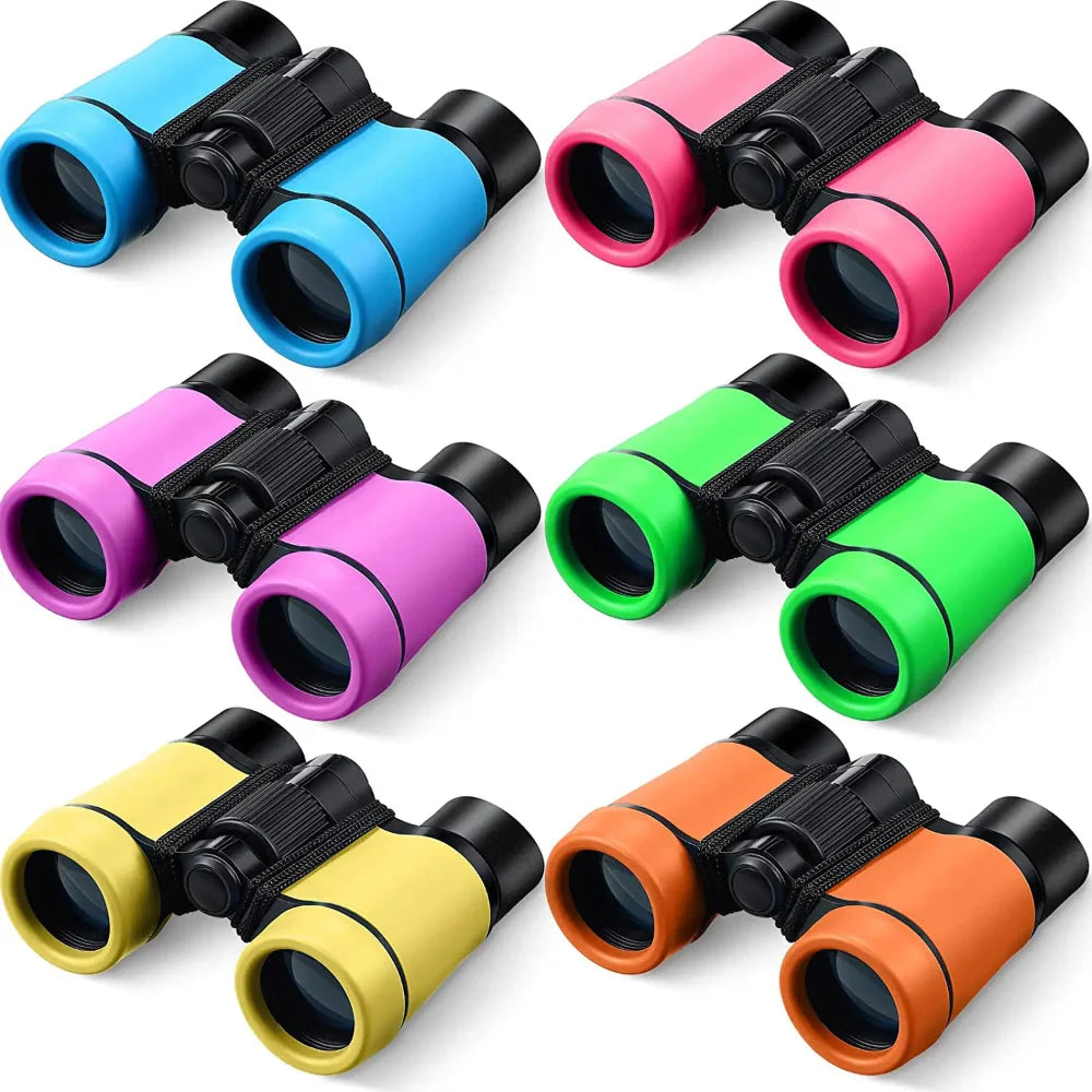 Kids Binoculars Compact Outdoor Adventure Toy Lightweight Rubber Grip