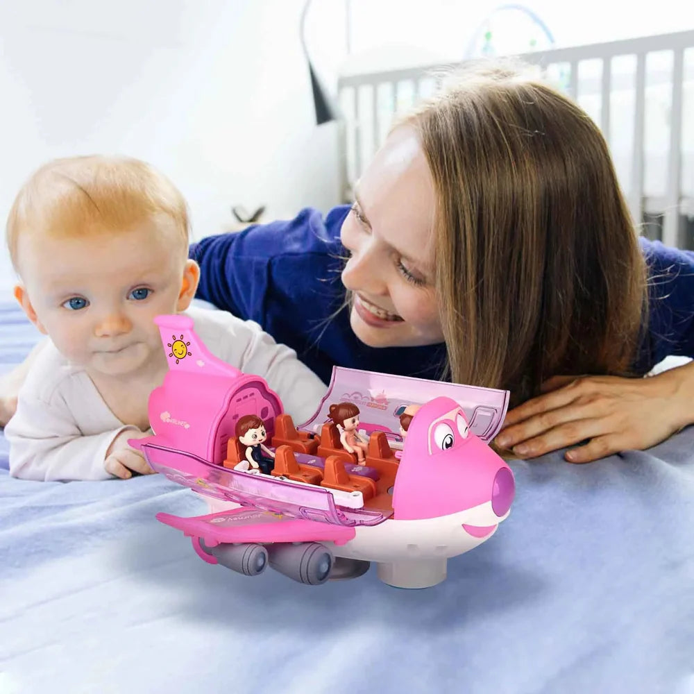 Kids Dancing Aero plane Toy Music Lights