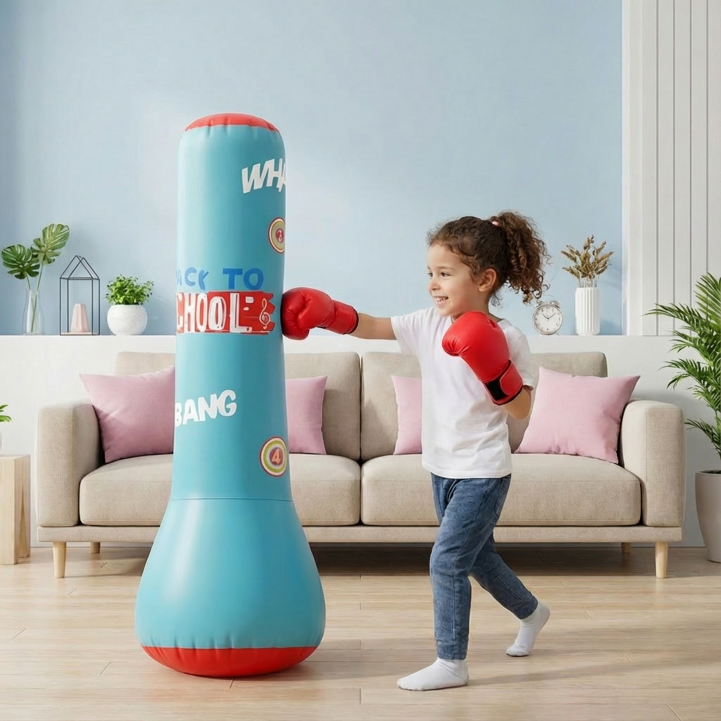 Kids Inflatable Punch Bag Water Base Toy