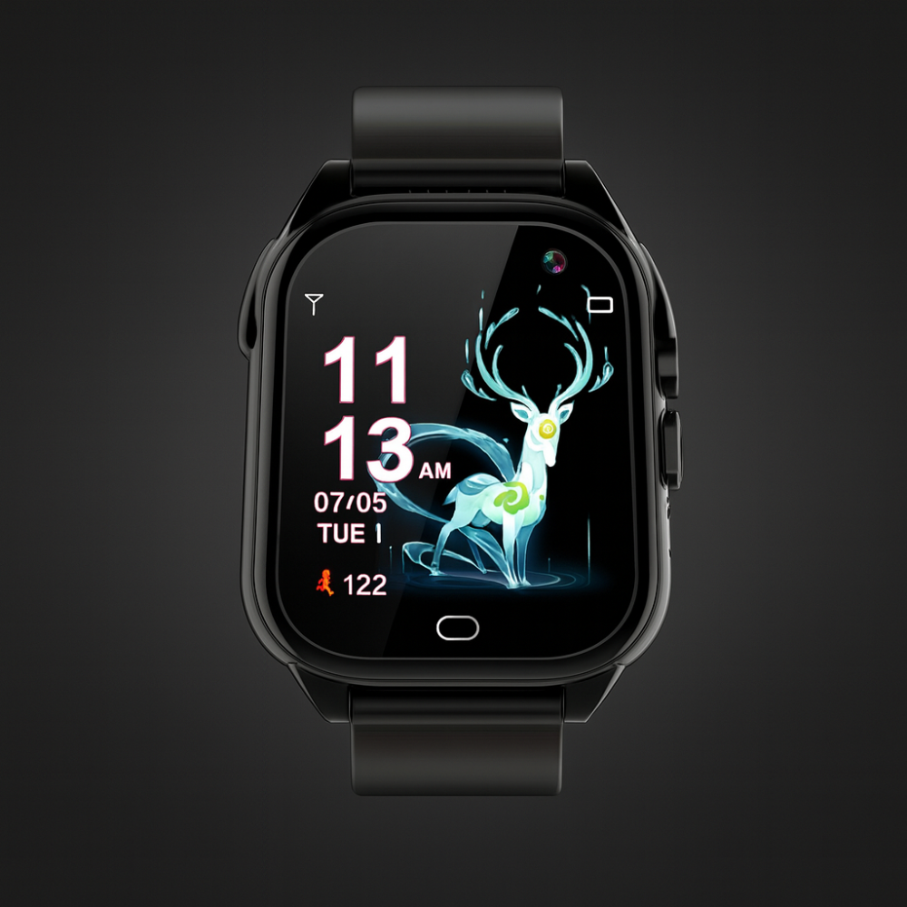 Kids Smart Watch Touchscreen Fitness Tracker USB Rechargeable