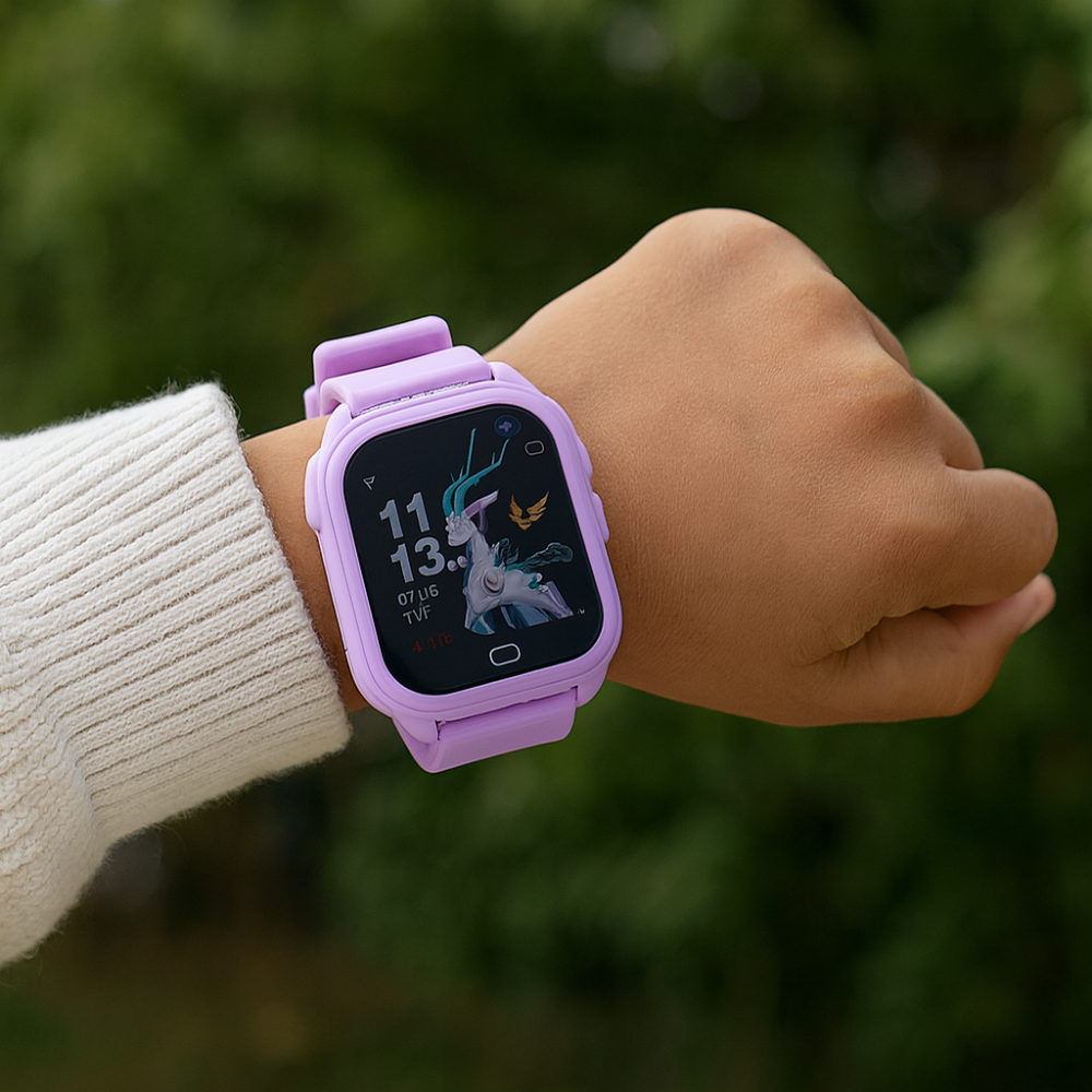 Kids Smart Watch Touchscreen Fitness Tracker USB Rechargeable