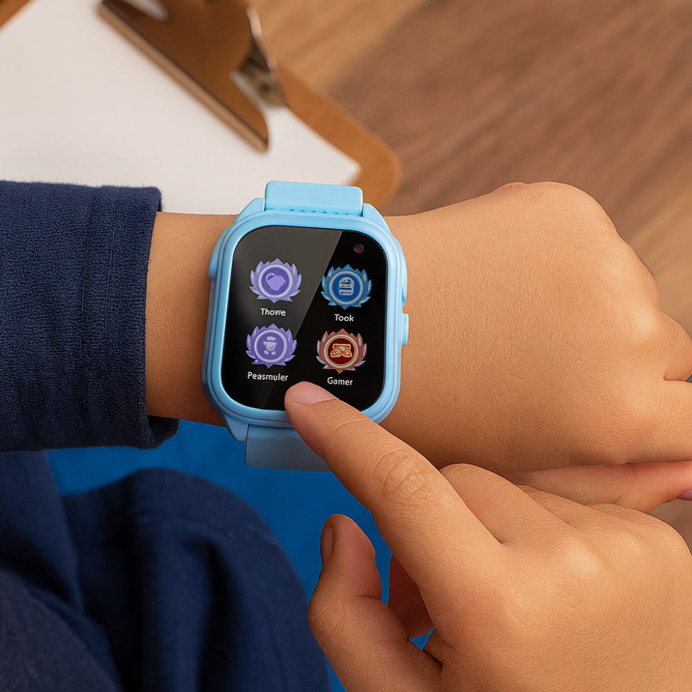 Kids Smart Watch Touchscreen Fitness Tracker USB Rechargeable