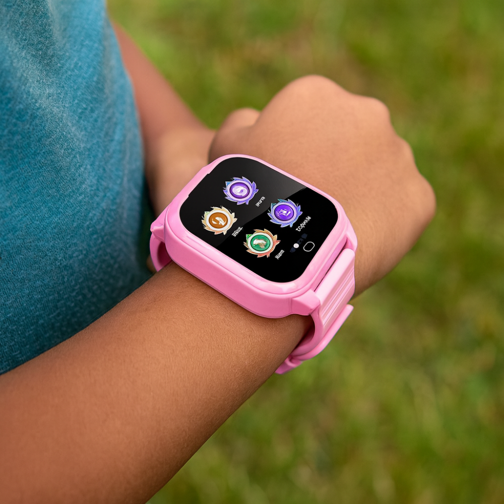 Kids Smart Watch Touchscreen Fitness Tracker USB Rechargeable