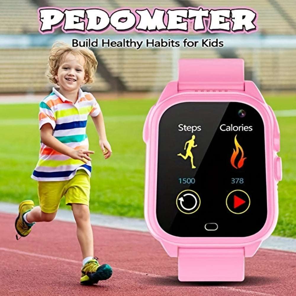 Kids Smart Watch Touchscreen Fitness Tracker USB Rechargeable