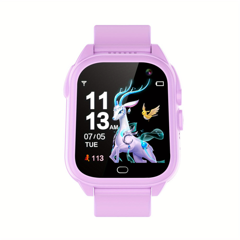 Kids Smart Watch Touchscreen Fitness Tracker USB Rechargeable