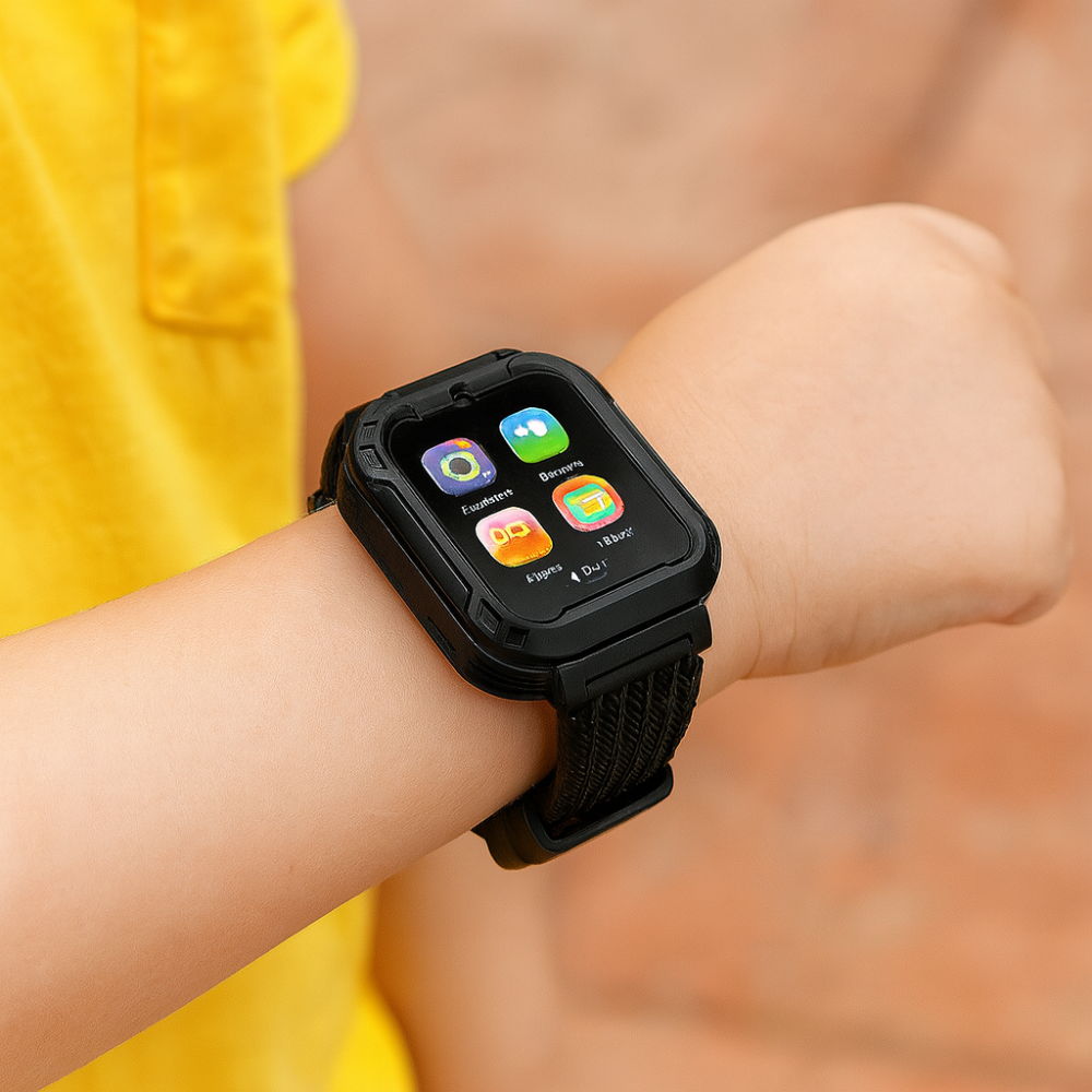 Kids Smart Watch Touchscreen USB Rechargeable Educational Fitness Tracker