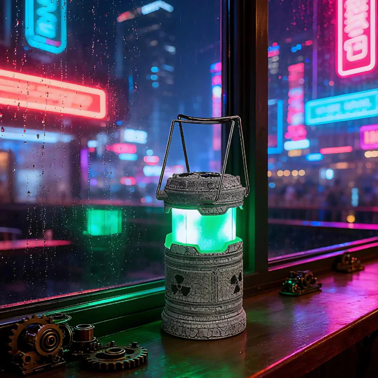 LED Portable Lantern Decorative Glow Sci Fi Theme