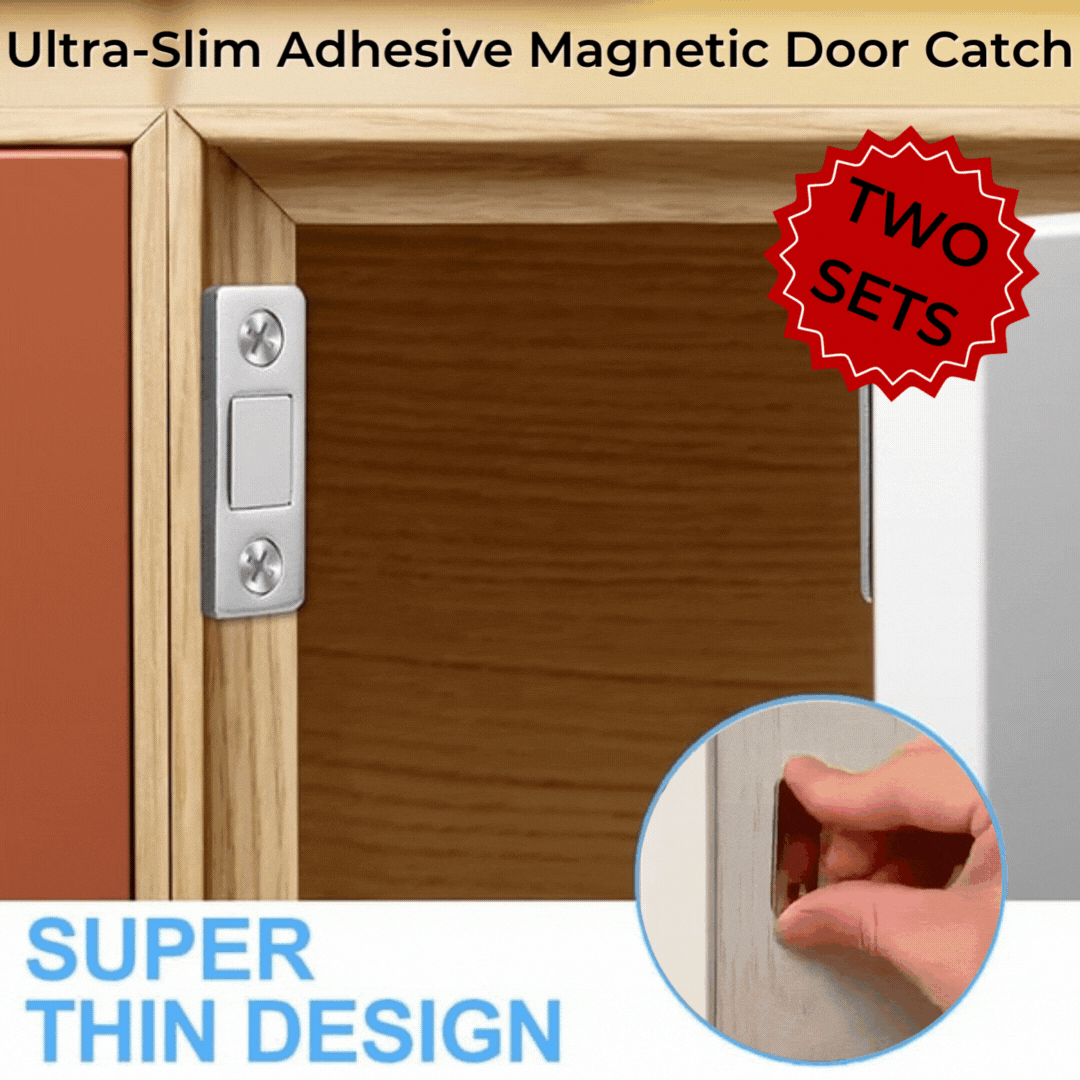 Latchnshut – Ultra-Slim Magnetic Door Catch for Silent Closure