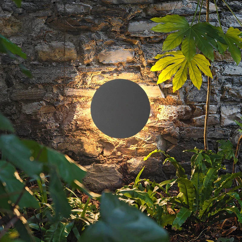 Modern Outdoor LED Disc Light