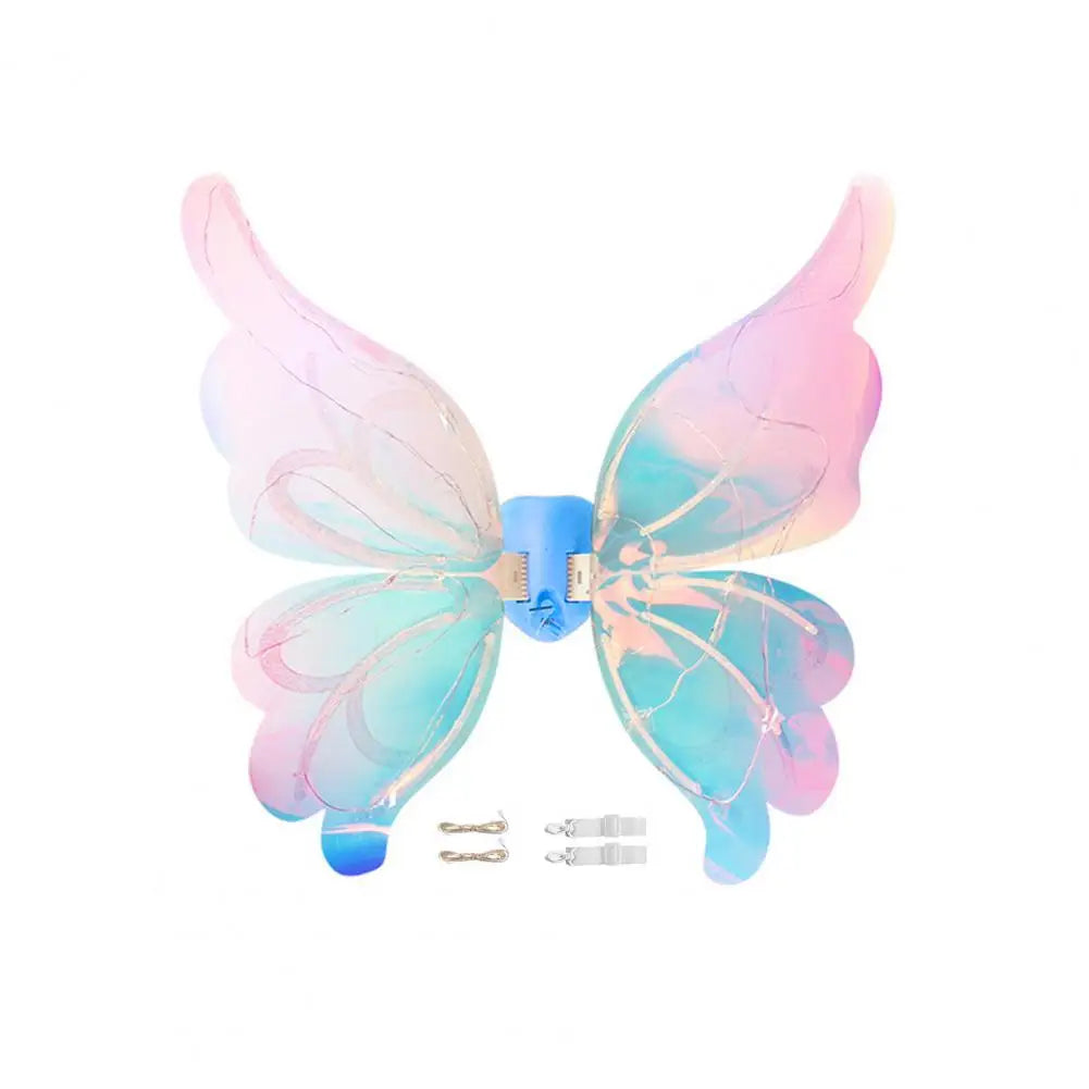 ShimmerFly Light-Up Butterfly Wings – Rechargeable LED Color-Changing Wings with Music & Motion for Kids & Adults, Festival & Costume Wear