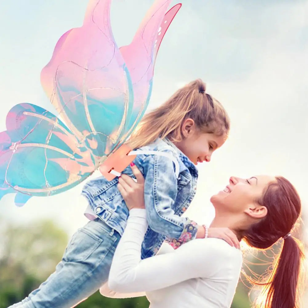 ShimmerFly Light-Up Butterfly Wings – Rechargeable LED Color-Changing Wings with Music & Motion for Kids & Adults, Festival & Costume Wear