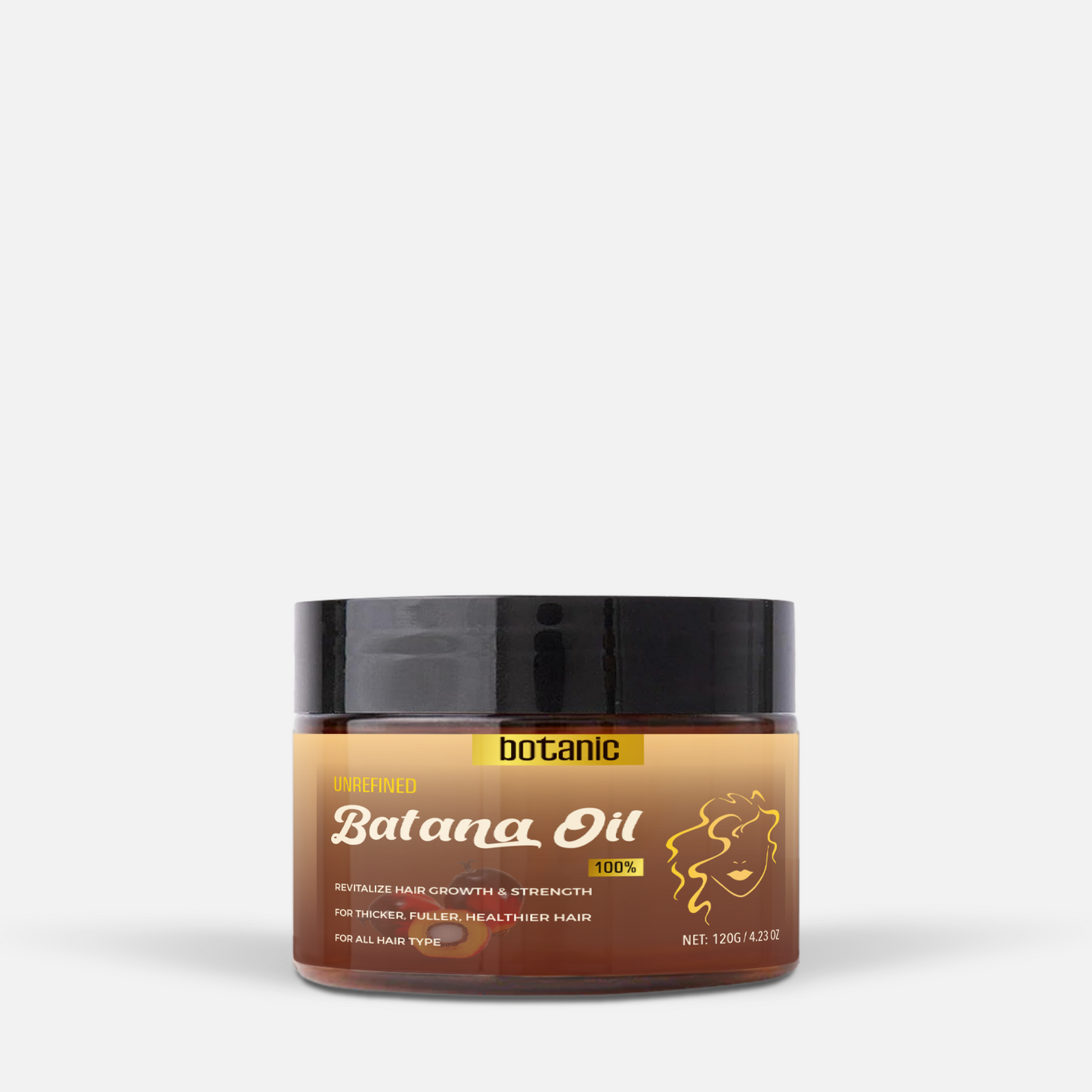 Avichic™ Batana Hair Growth Oil – 100% Unrefined Natural Oil for Stronger, Fuller Hair | 120ml