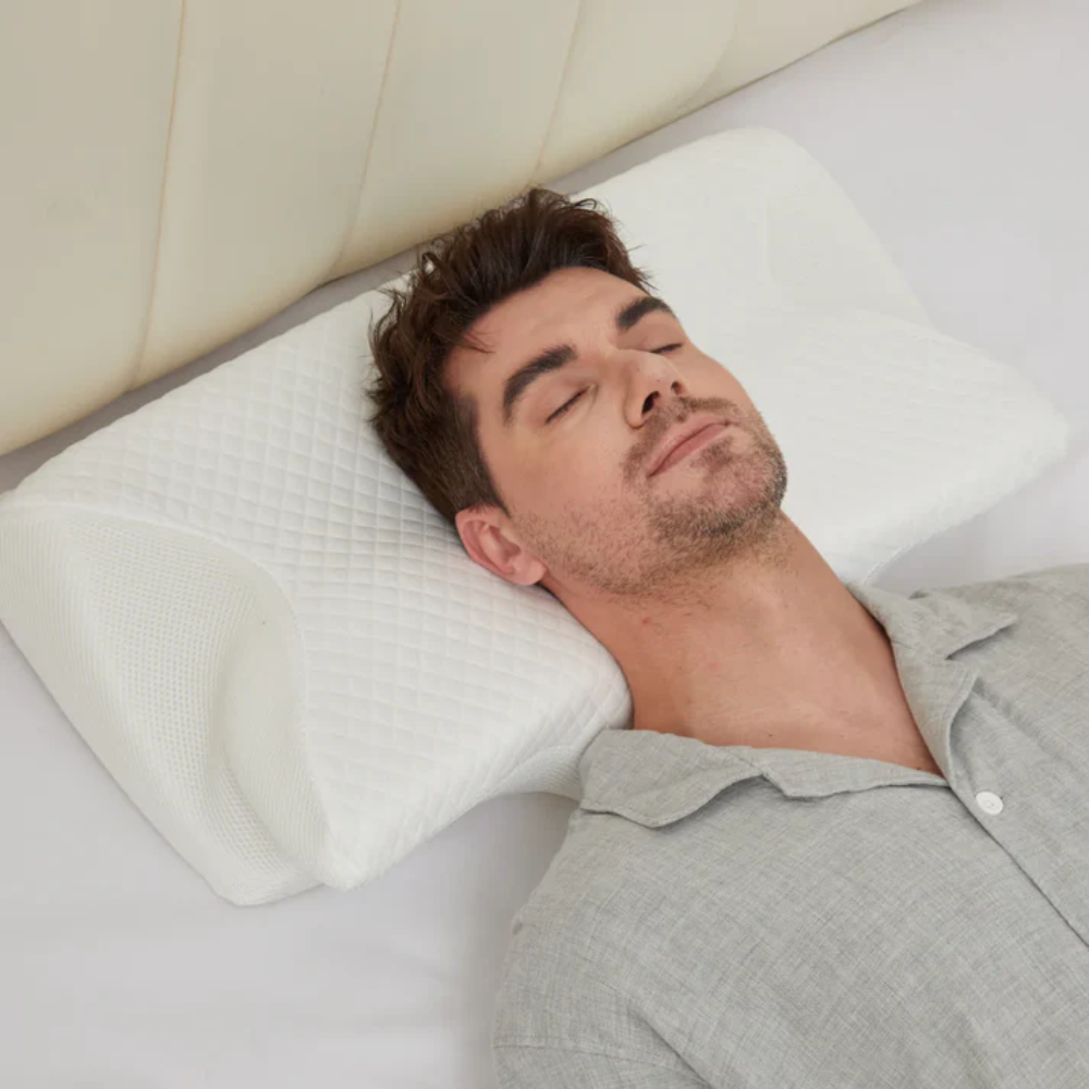 Memory Foam Anti Snore Pillow Neck Head Support