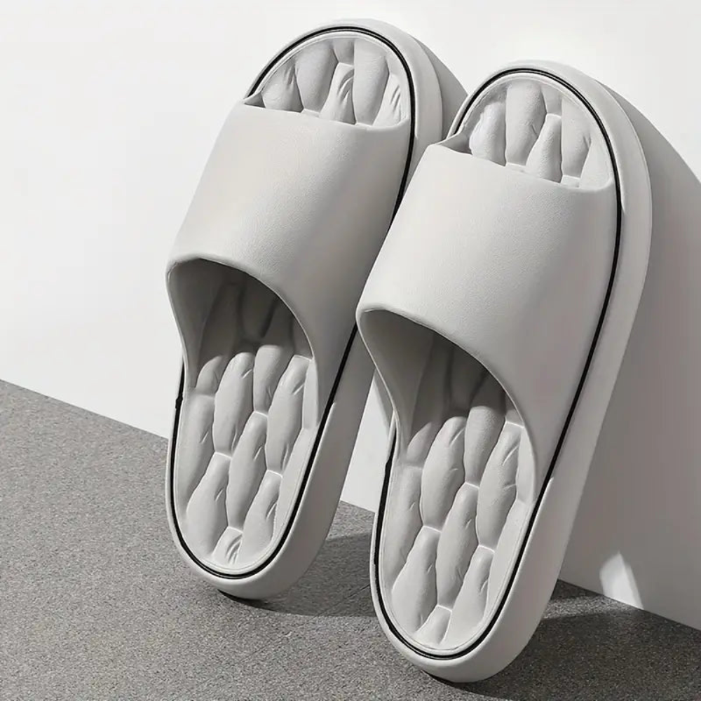 Mens Shower Slides Open Toe Slip On Sandals Indoor Outdoor