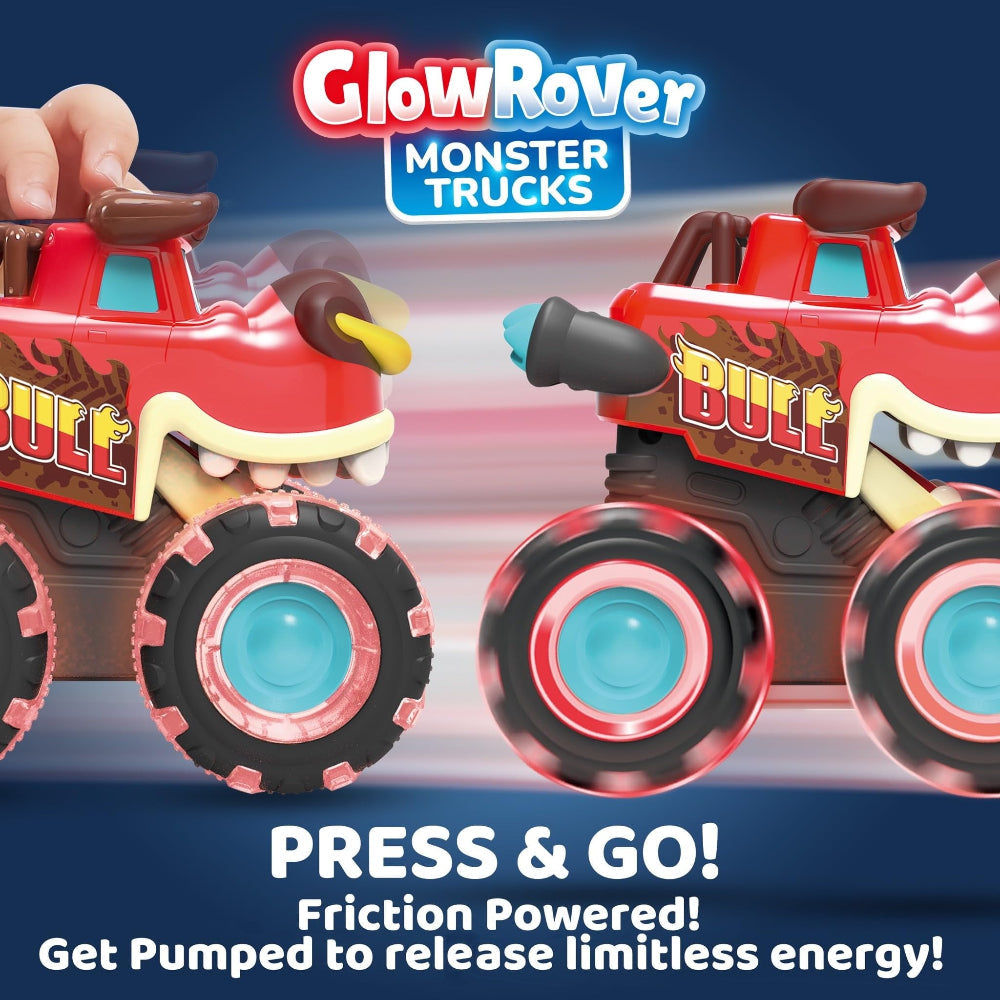 Monster Truck Toy Light Up Cars Kids Toddlers Play Set