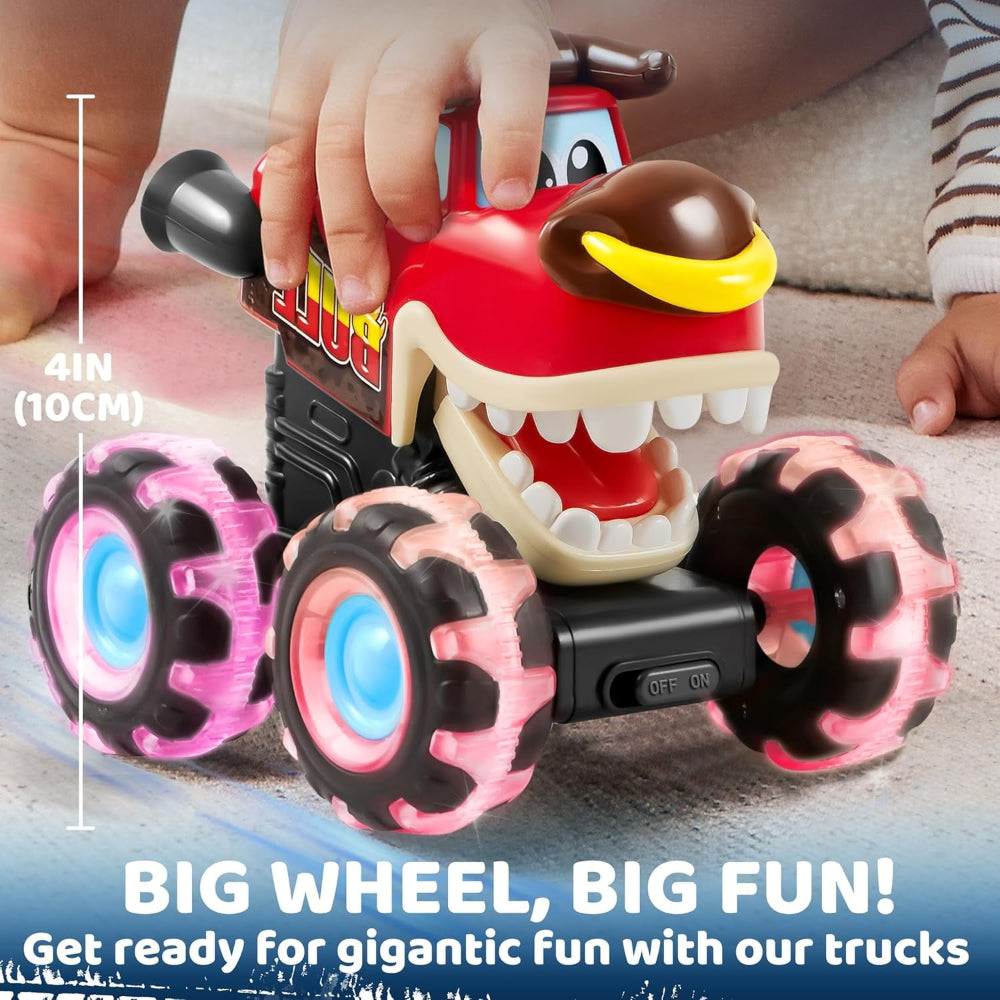 Monster Truck Toy Light Up Cars Kids Toddlers Play Set