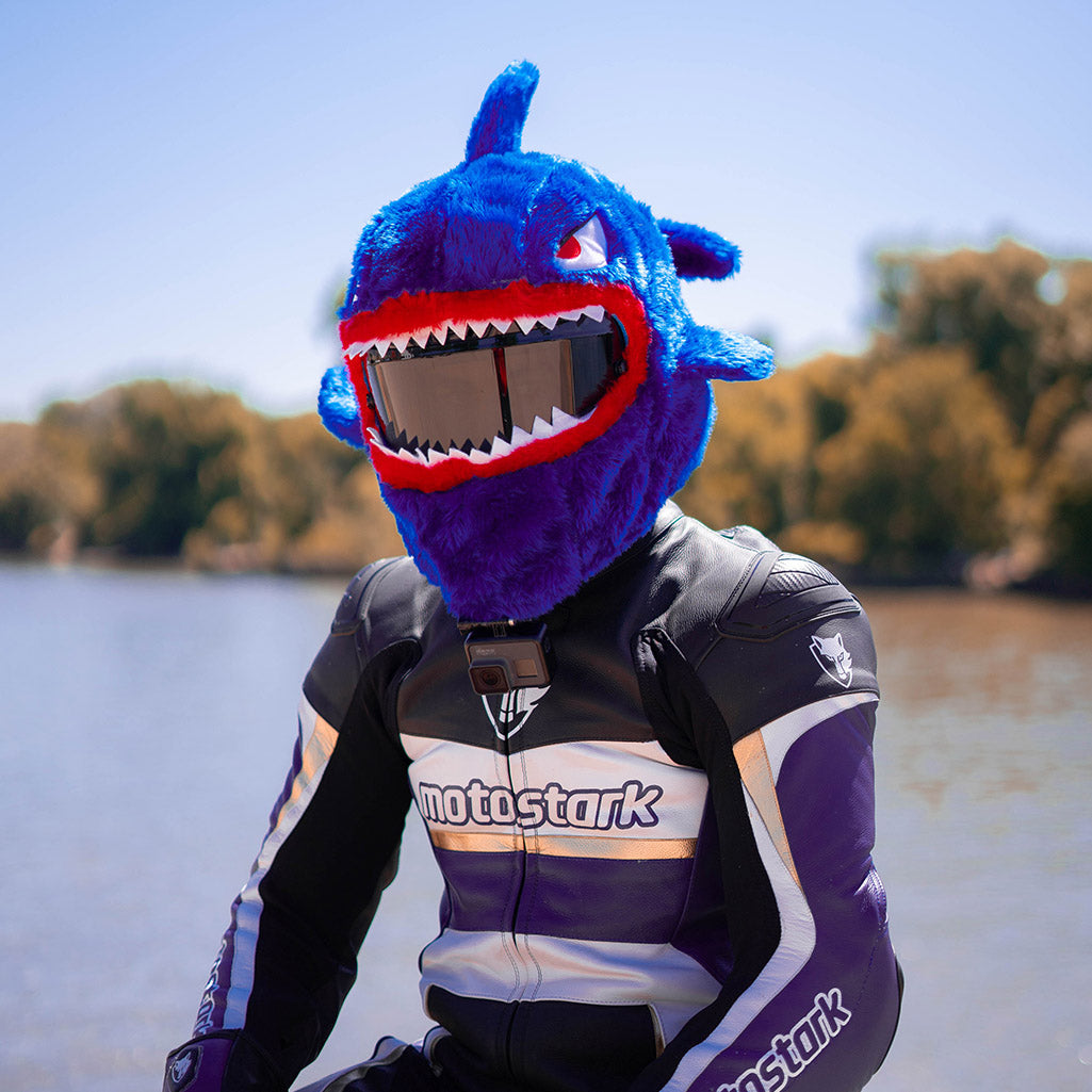 Motorcycle helmet cover - shark