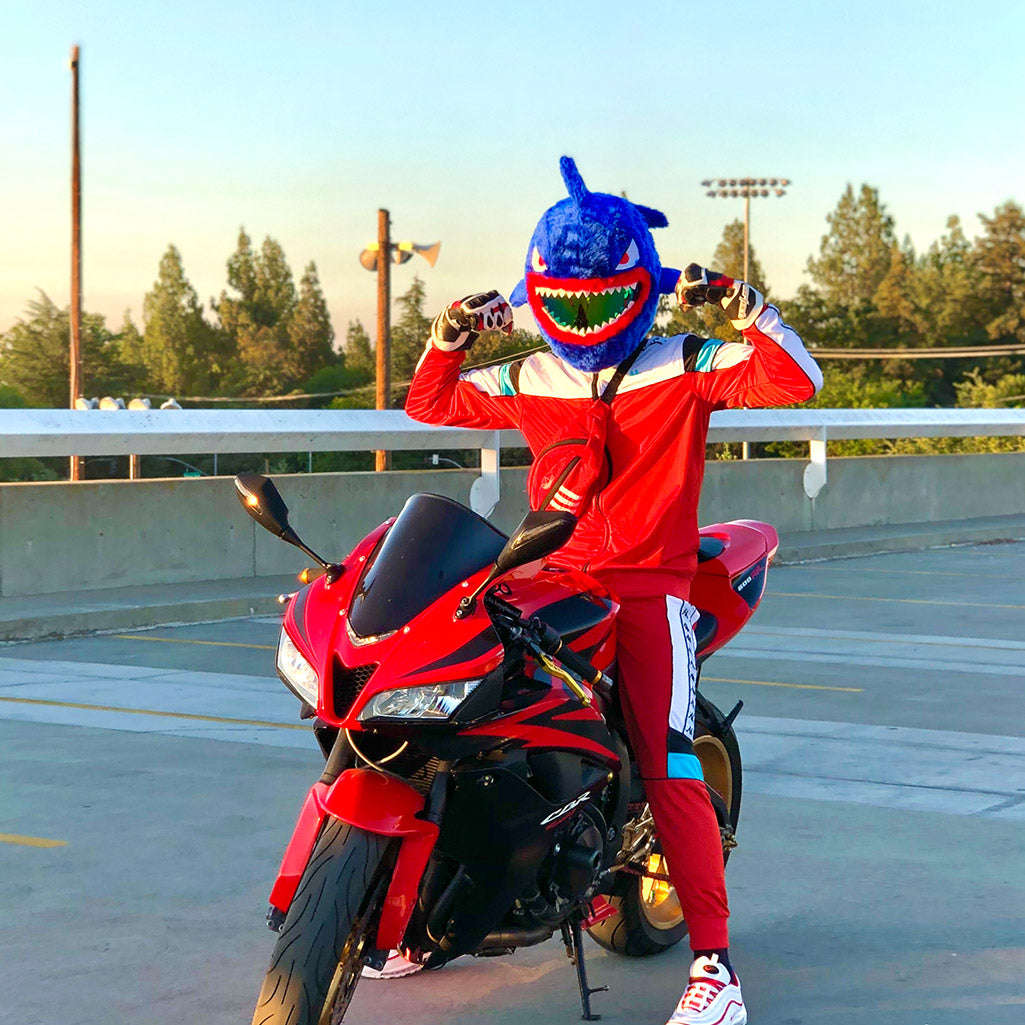 Motorcycle helmet cover - shark