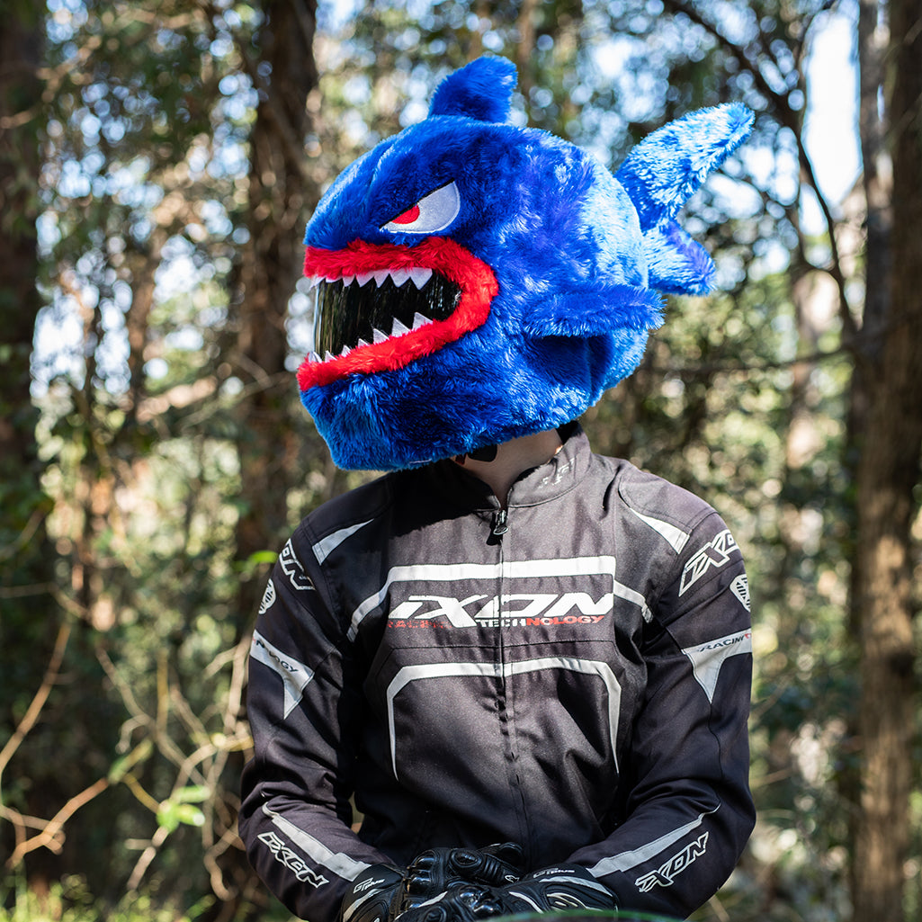 Motorcycle helmet cover - shark
