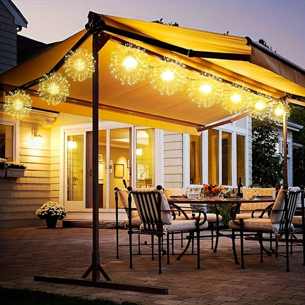 Outdoor Christmas Lights Firework LED Fairy Hanging Lights
