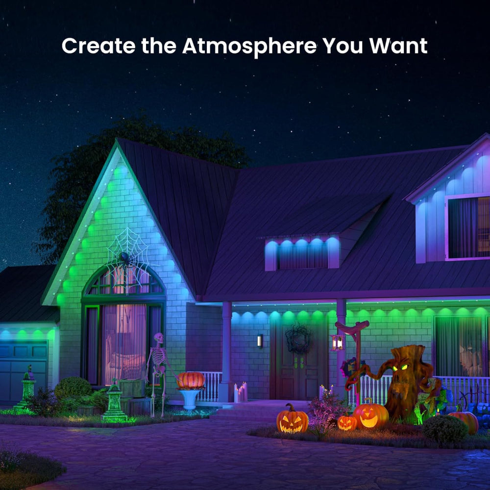 Outdoor Light Smart RGB Permanent House Roof Lighting Set