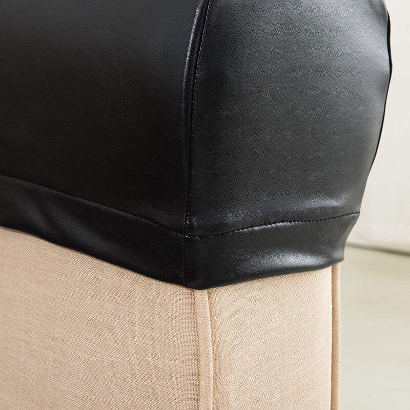2Pcs PU Leather Sofa Armrest Cover