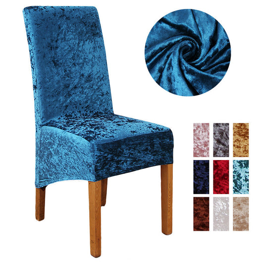 Stretch Crushed Velvet XL Chair Covers