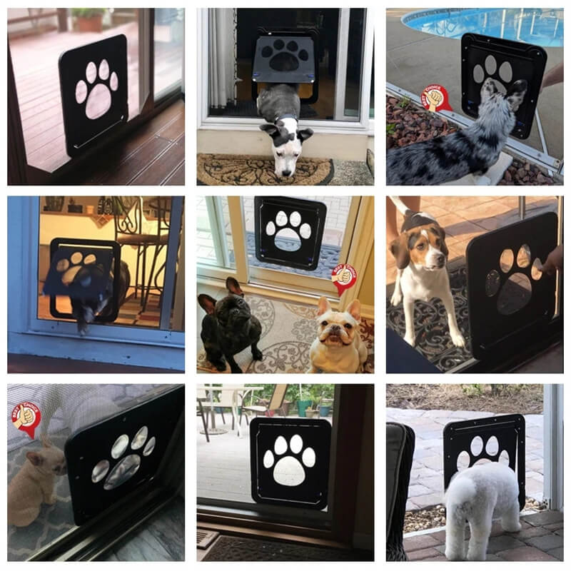 Magnetic Dog Cat Flap Door for Screen Door