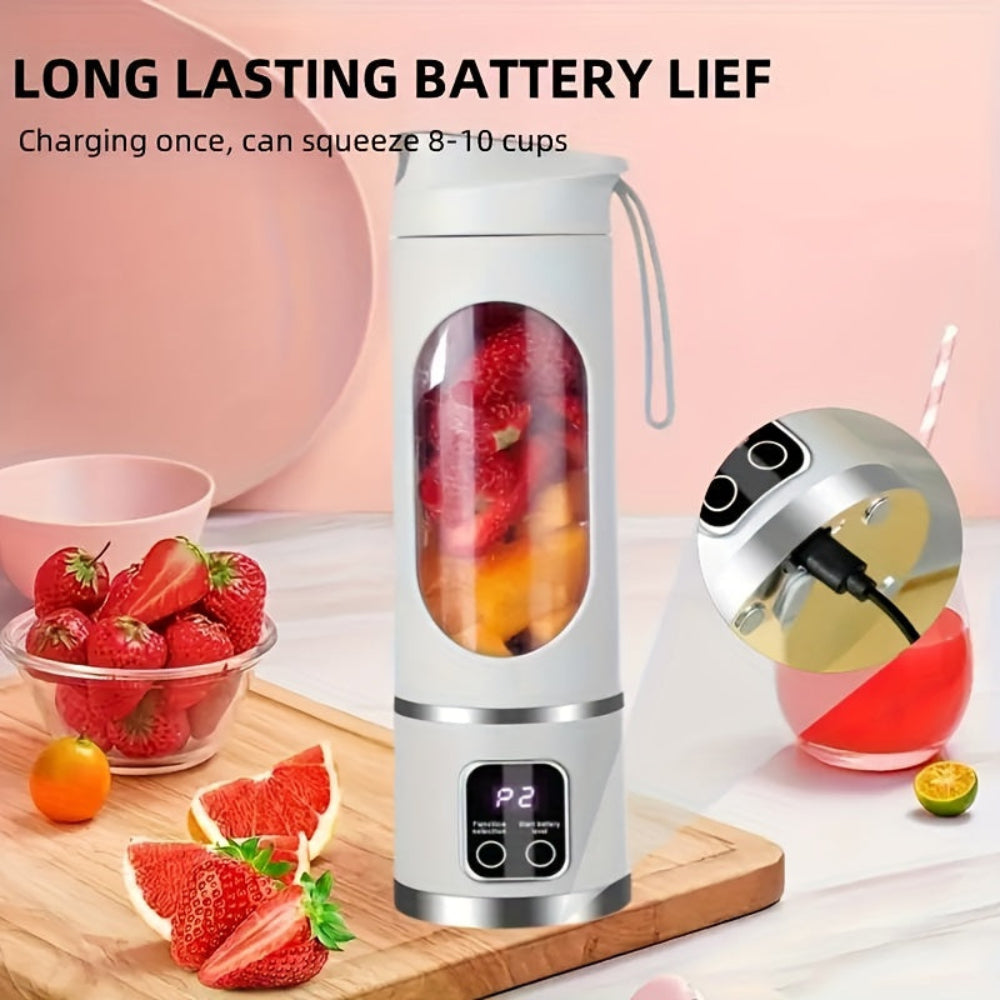 Portable Blender USB Rechargeable Mini Smoothie Juicer
