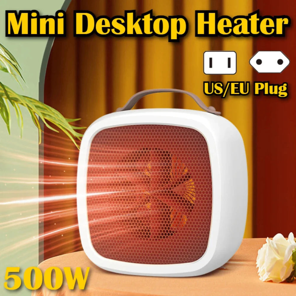 Portable Ceramic Space Heater Indoor Fast Heating Quiet Warmer